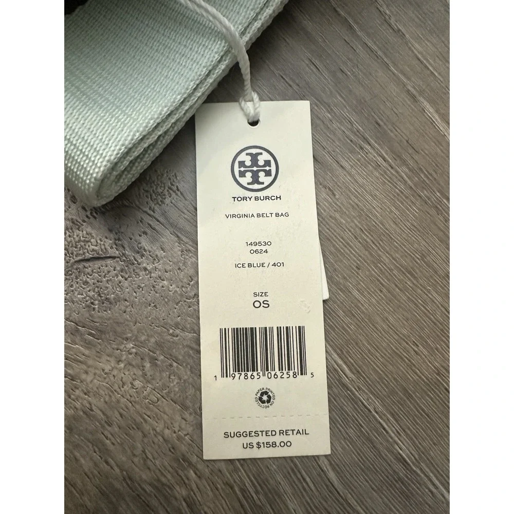 Tory BURCH Virginia Belt Bag Bay Ice Blue BNWT Athletic/Sporty